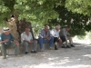 Under the oak Tree in village square